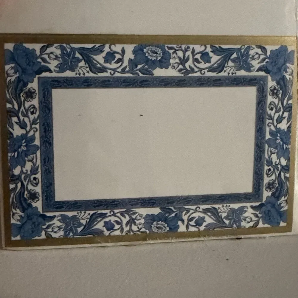 Caspari  Place Cards Original Design Chinoiserie 10 ct Pkg Table Décor New NOS